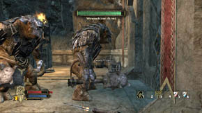 However, dont engage in fighting only one troll if you see the other running towards the inner door - Nordinbad - Chapter 7 - The Lord of the Rings: War in the North - Game Guide and Walkthrough