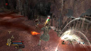 go back downstairs for a while - Carn Dum - Chapter 8 - The Lord of the Rings: War in the North - Game Guide and Walkthrough