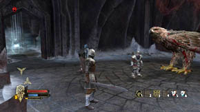 On the left there is a small chamber with crates and barrels - Carn Dum - Chapter 8 - The Lord of the Rings: War in the North - Game Guide and Walkthrough