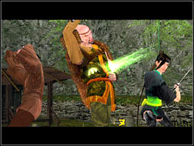 Now the time has come for a side-arm combat training - Matrix Path of Neo: Sword Training - Matrix Path of Neo: Walkthrough - The Matrix: Path of Neo Game Guide & Walkthrough