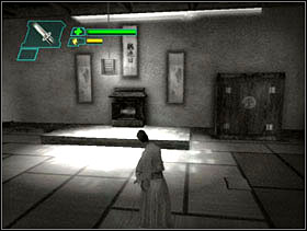 We walk past him and slash through another door - Matrix Path of Neo: Winter Training - Matrix Path of Neo: Walkthrough - The Matrix: Path of Neo Game Guide & Walkthrough