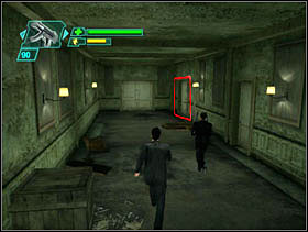 On the corridor we run to the left - Matrix Path of Neo: Deja Vu Its a trap - Matrix Path of Neo: Walkthrough - The Matrix: Path of Neo Game Guide & Walkthrough