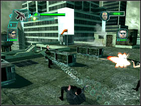 2 - Matrix Path of Neo: Rooftop Assault Dodge This - Matrix Path of Neo: Walkthrough - The Matrix: Path of Neo Game Guide & Walkthrough