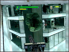 First we shoot at soldiers on the roof - Matrix Path of Neo: Helicopter Rescue - Matrix Path of Neo: Walkthrough - The Matrix: Path of Neo Game Guide & Walkthrough