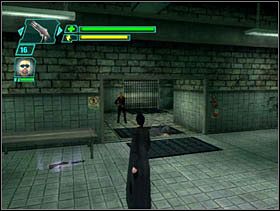 We are in a restaurant now - Matrix Path of Neo: Captains Rescue - Matrix Path of Neo: Walkthrough - The Matrix: Path of Neo Game Guide & Walkthrough