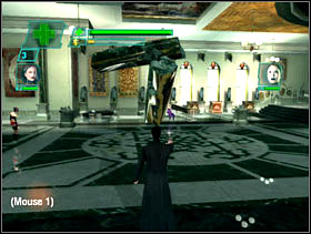 We begin the level with finding the right girl - Matrix Path of Neo: The Witch - Matrix Path of Neo: Walkthrough - The Matrix: Path of Neo Game Guide & Walkthrough