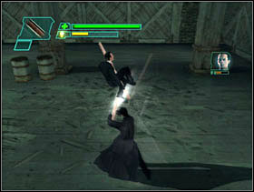 After a while we land in a building and we fight Smith normally, as we did before on the street - Matrix Path of Neo: Mr. Anderson, Welcome Back - Matrix Path of Neo: Walkthrough - The Matrix: Path of Neo Game Guide & Walkthrough