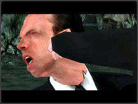 After we take or inflict enough of damage, Neo or Smith will grab his enemy and thrust him into the ground (it depends on who had inflicted more damage in this stage of fight) - Matrix Path of Neo: Aerial Battle - Matrix Path of Neo: Walkthrough - The Matrix: Path of Neo Game Guide & Walkthrough