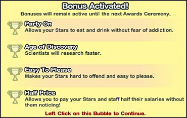 You can't fail with perks like that. - Welcome to the Biz - Behind the scenes - The Movies - Game Guide and Walkthrough