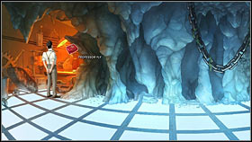 Once youre in a rock corridor, give the robots head to professor who is upstairs (on the left) - Chapter six - Dan - Walkthrough - The Next Big Thing - Game Guide and Walkthrough