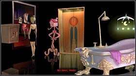 Take the elevator to the bathroom (14th floor) - Chapter five - Liz - Walkthrough - The Next Big Thing - Game Guide and Walkthrough