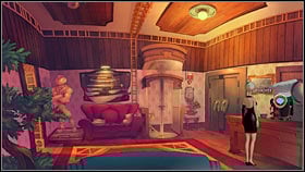 After conversation with FitzRandolph, go to the next room (to the left) - Chapter four - Liz - Walkthrough - The Next Big Thing - Game Guide and Walkthrough