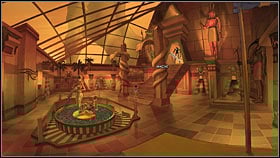 Return to the bedroom and examine the vase standing next to the priestess - Chapter three - Dan - Walkthrough - The Next Big Thing - Game Guide and Walkthrough