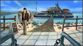 To obtain acceptable answers in professors test, Dan will need a help of Poet, who is sitting at the pier and looking for new types of pain, which inspire him to create further poems - Chapter two - Dan - p. 2 - Walkthrough - The Next Big Thing - Game Guide and Walkthrough