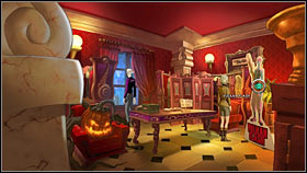 Return to the villa and take first entrance on the left (behind the stairs) - Chapter one - Liz - Walkthrough - The Next Big Thing - Game Guide and Walkthrough