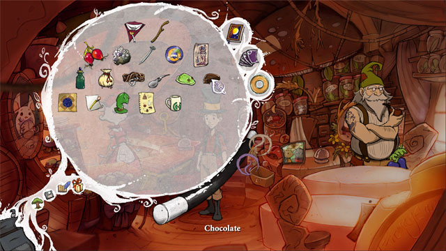 Objects that you collect goes to Jerry's backpack - General hints - Game elements - The Night of the Rabbit - Game Guide and Walkthrough