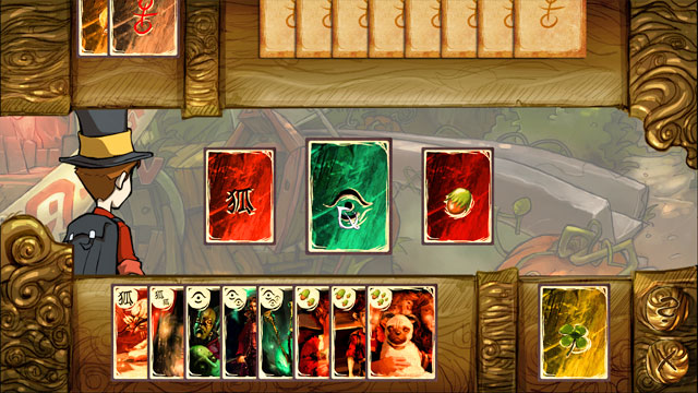 The most important for you is to remember what cards opponent ask for and what cards he took from you - Card game Quartet - Game elements - The Night of the Rabbit - Game Guide and Walkthrough