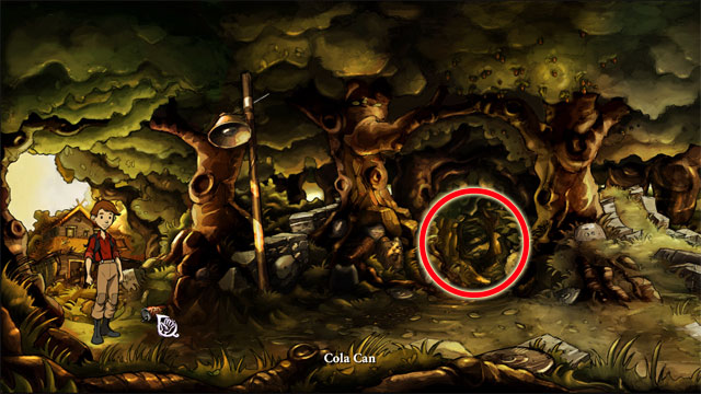 Pick up cola can - it's just next to place where you came in - A summer day - Walkthrough - The Night of the Rabbit - Game Guide and Walkthrough