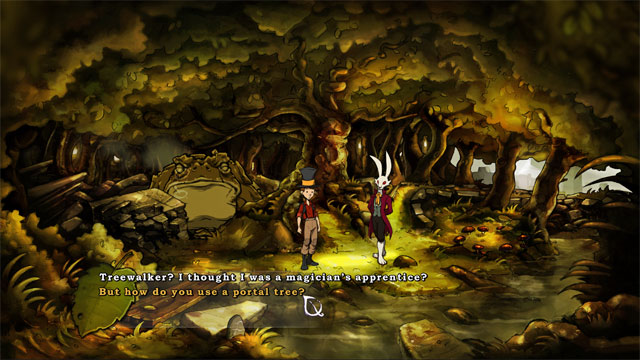 Use here the magic coin with hole and you will see gigantic toad - A summer day - Walkthrough - The Night of the Rabbit - Game Guide and Walkthrough