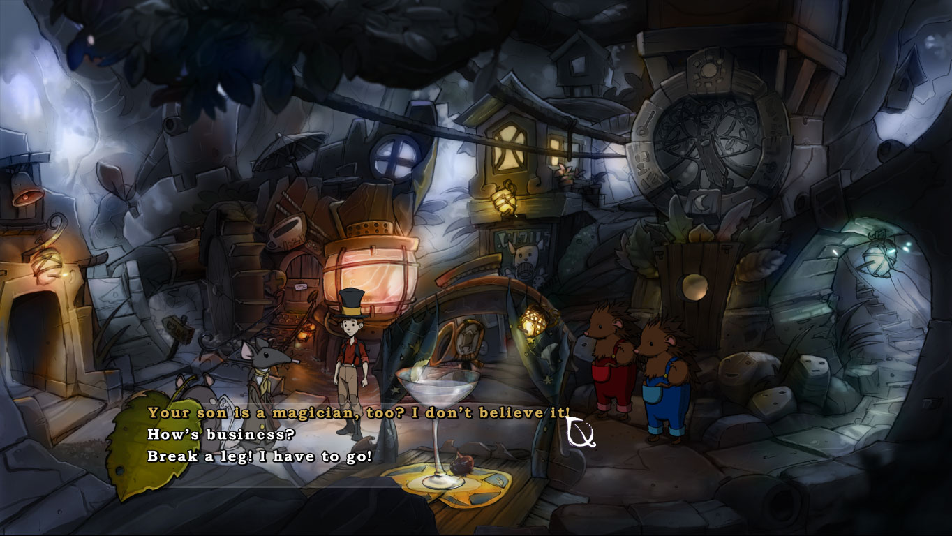 Go to town center and talk with Mr - The four portals: rockwhisper and greengrow spells - Walkthrough - The Night of the Rabbit - Game Guide and Walkthrough