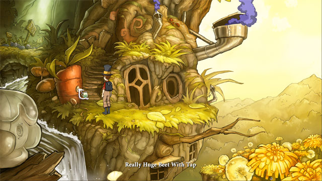 Use back door - The four portals: rockwhisper and greengrow spells - Walkthrough - The Night of the Rabbit - Game Guide and Walkthrough