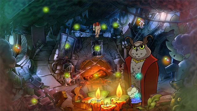 Now go up to passage to next location - The four portals: rockwhisper and greengrow spells - Walkthrough - The Night of the Rabbit - Game Guide and Walkthrough