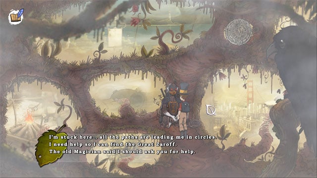 Right next to Jerry appears a person in mask - Final fight - Walkthrough - The Night of the Rabbit - Game Guide and Walkthrough