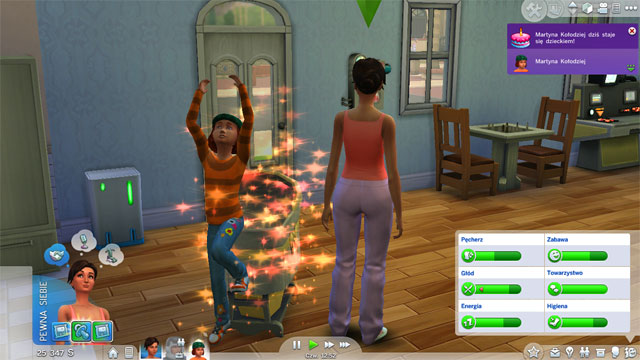 Then, they jump out of the carriage and turns into a Child - Parenthood | The Sim Environment - The Sim Environment - Sims 4 Guide