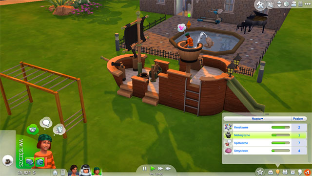 You can develop Motor Skills in two ways: a much cheaper method is to play on ladders, and the other one is the expensive playing house - Parenthood | The Sim Environment - The Sim Environment - Sims 4 Guide