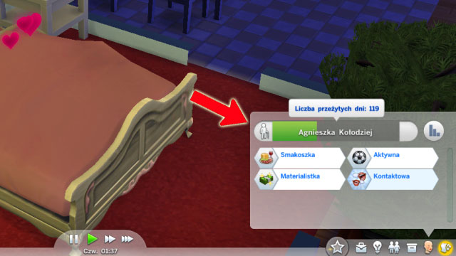 In the Simiology panel ([Y]) you can view how long your Sim has lived, so far - Seniority | The Sim Environment - The Sim Environment - Sims 4 Guide