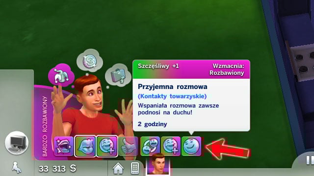 The so called, moodlets which affect the Sims mood are displayed as icons above the head of the Sim - The Sims 4: Emotions - Sims life - Sims 4 Guide