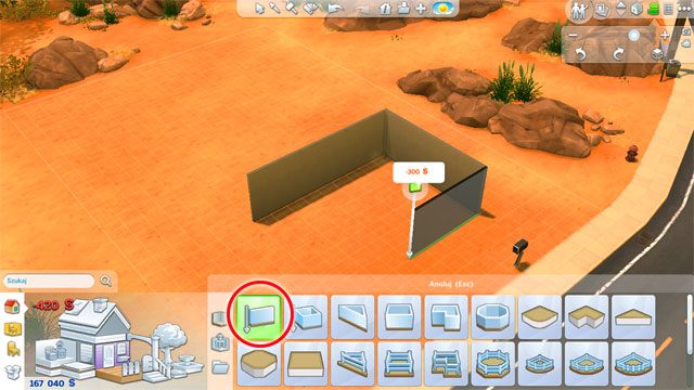 As for building walls: using the first tool allows you to build one wall after another, thus constructing your house - The Sims 4: Stages of building a house - The house - Sims 4 Guide