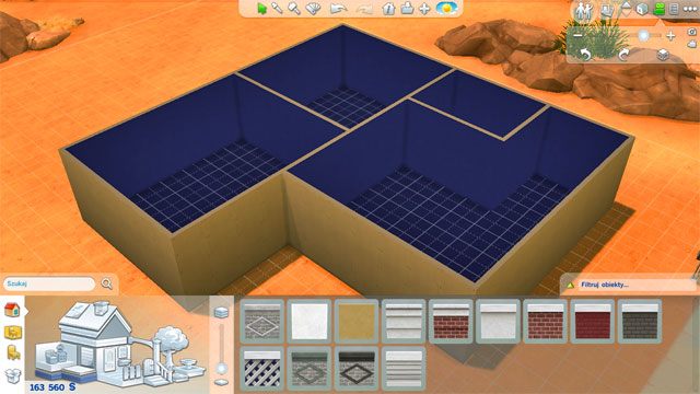 Created rooms can be further divided with more walls - The Sims 4: Stages of building a house - The house - Sims 4 Guide