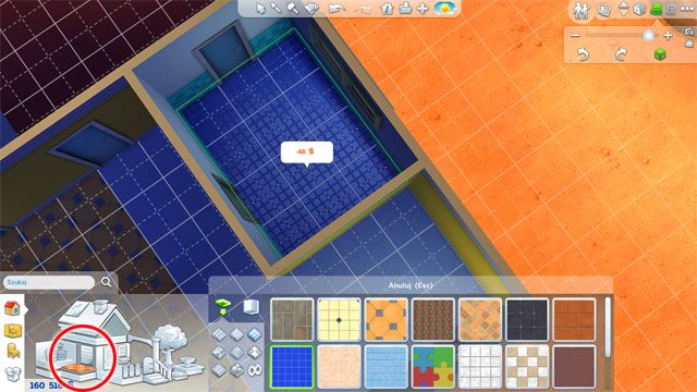 Do the same for floors - The Sims 4: Stages of building a house - The house - Sims 4 Guide