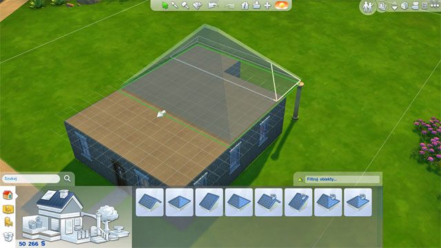 The last basic element of a house is its roof - The Sims 4: Stages of building a house - The house - Sims 4 Guide