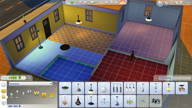 In the first stage of finishing the house, you should buy some basic lighting for each room - The Sims 4: Furnishing a house - The house - Sims 4 Guide
