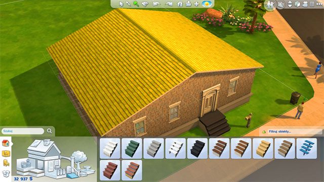 If that is not enough for you, or you just want to build your house upwards instead of sideways, you can build another (and then yet another) floor - The Sims 4: Expanding a house - The house - Sims 4 Guide