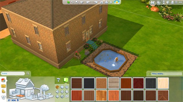 Finally, do not forget about the roof - you removed it previously, so now you have to create it from scratch - The Sims 4: Expanding a house - The house - Sims 4 Guide