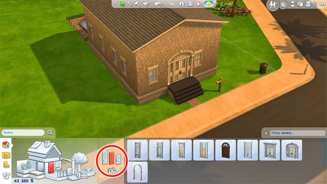 Increasing walls height opens access to taller doors - The Sims 4: Expanding a house - The house - Sims 4 Guide