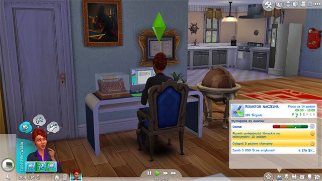 This career is interesting although unprofitable - The Sims 4: Writer - promotion, working hours, earnings - Careers / jobs tracks - Sims 4 Guide