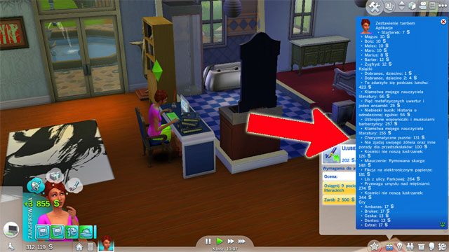 When you will become a Novelist (7 A) you have to learn the 8th level of Writing and to write 5 books (however you shouldnt sell them yet) - The Sims 4: Writer - promotion, working hours, earnings - Careers / jobs tracks - Sims 4 Guide