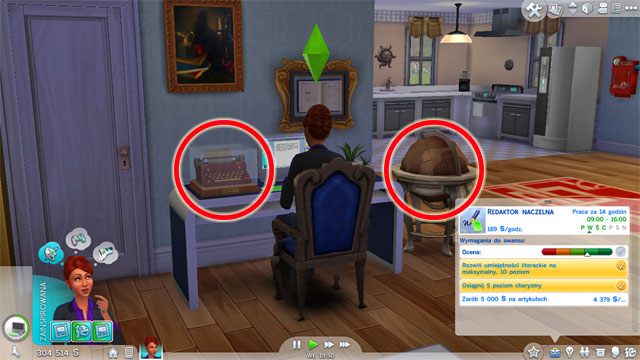 Finally you will become an Editor-in-Chief (9 B) however your work and your actions will not really change - The Sims 4: Writer - promotion, working hours, earnings - Careers / jobs tracks - Sims 4 Guide