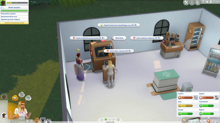 If you have already recognized symptoms at the Exam table, access the Surgery tab - The Sims 4 Cats & Dogs: Vet clinic - how to start? - Sims 4: Cats & Dogs - Sims 4 Guide