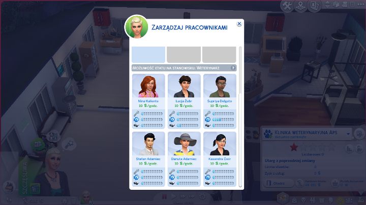 In the bottom-right corner, there is a cash register icon - The Sims 4 Cats & Dogs: Vet clinic - how to start? - Sims 4: Cats & Dogs - Sims 4 Guide