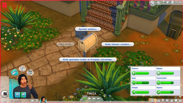 You can use your books to make money in three ways using your mailbox - The Sims 4: Writing - tips - Skills - Sims 4 Guide