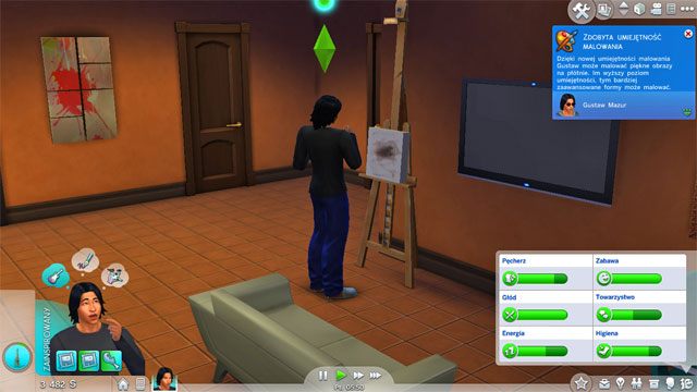Leveling up this skill to its maximum level and selling your paintings may allow your Sim to receive a huge income - The Sims 4: Painting - tips - Skills - Sims 4 Guide