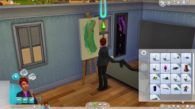 Leveling this skill will allow your Sim to make better and better paintings - The Sims 4: Painting - tips - Skills - Sims 4 Guide
