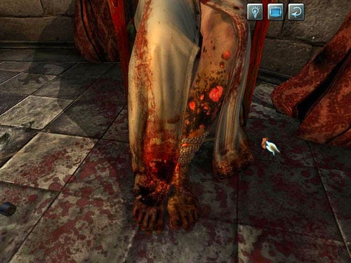 Pick up a severed finger - Carefully examine a bishops corpse | The Murder in Diocese of Knightsbridge - The Murder in Diocese of Knightsbridge - The Testament of Sherlock Holmes Game Guide