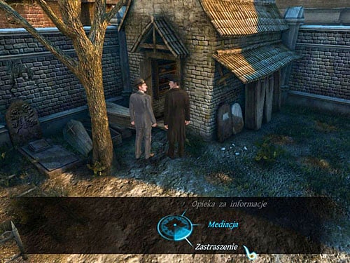 In the conversation with hiding kids you can mediate or frighten them - Visit Kurtz | Slaughter in Whitechapel - Slaughter in Whitechapel - The Testament of Sherlock Holmes Game Guide