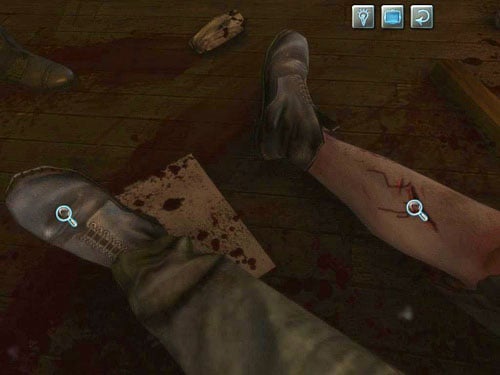 Look also at his leg - there is another awful wound - Visit Kurtz | Slaughter in Whitechapel - Slaughter in Whitechapel - The Testament of Sherlock Holmes Game Guide